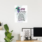 HOU VAN ELKAAR DRUIVEN HELENDE KRACHT POSTER (Thuiskantoor)