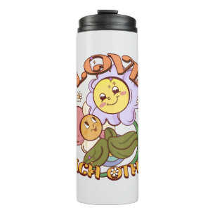 Hou van elkaar   Whimsical Floral Design Thermosbeker