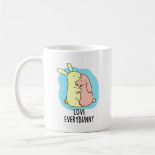 Hou van elke Bunny Grappig Konijn Pun Koffiemok