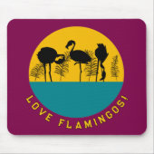 Hou van flamingo's! muismat (Voorkant)