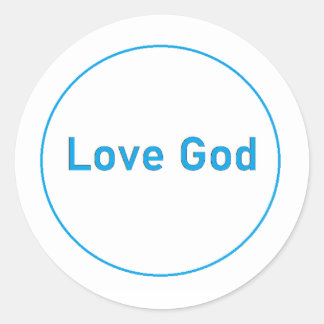 Hou van God Sticker