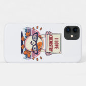Hou van Guppy's en scheikunde Case-Mate iPhone Case (Achterkant (horizontaal))