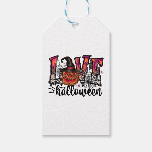 hou van Halloween Cadeaulabel (Voorkant)