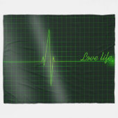 HOU VAN HET LEVEN TERWIJL JE KUNT FLEECE DEKEN (Voorkant (Horizontaal))