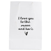 Hou van je bij de maan medium cadeauzakje (Achterkant)