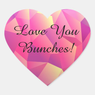 Hou van je Bunches! Hart Sticker