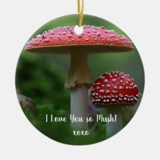 Hou van je champignons Ornament-ronde Keramisch Ornament