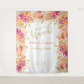 Hou van je een Brunch Fall Wedding of Shower Backd Wandkleed (Voorkant)