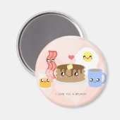 Hou van je een brunch magneet (Voorkant / Achterkant)