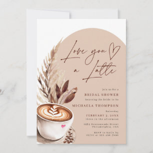 Hou van je een Latte Coffee Vrijgezellenfeest Kaart