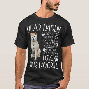 Hou van je favoriete Akita Dog-shirt T-shirt