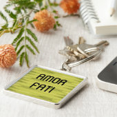 Hou van je favoriete Latijnse Sleutelhanger (Zijkant)