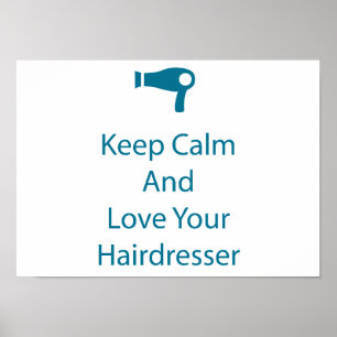 Hou van je hairdresser Salon Art Poster
