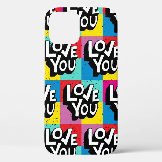 Hou van je. Handlooppatroon voor Valentijns gebrui Case-Mate iPhone Case (Achterkant)