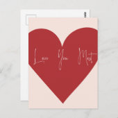 "Hou van je het meest" Briefkaart (Voorkant / Achterkant)