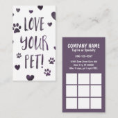 hou van je huisstempel visitekaartje (Voorkant / Achterkant)