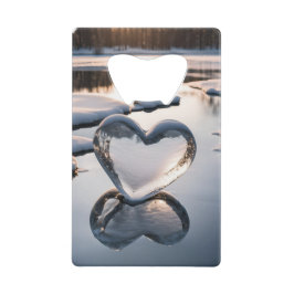 Hou van je ijskoude hart kredietkaart flessenopener