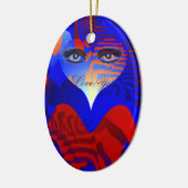 Hou van je_ keramisch ornament (Links)