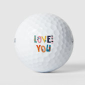 Hou van je kleuren golfballen (Voorkant)