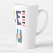 Hou van je kleuren latte mok (Rechts)