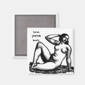 Hou van je lichaam magneet (Voorkant / Achterkant)