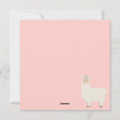 Hou van je Llama Feestdagenkaart (Achterkant)