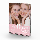 Hou van je mama beste mama ooit aangepaste fotoblo fotoblokken (Rechts)