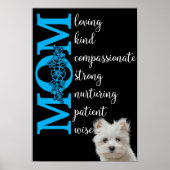 Hou van je mama...van uw Maltese Terrier Poster (Voorkant)