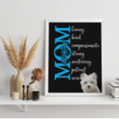 Hou van je mama...van uw Maltese Terrier Poster