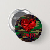 Hou van je militaire Valentijn Button (Voorkant /achterkant)