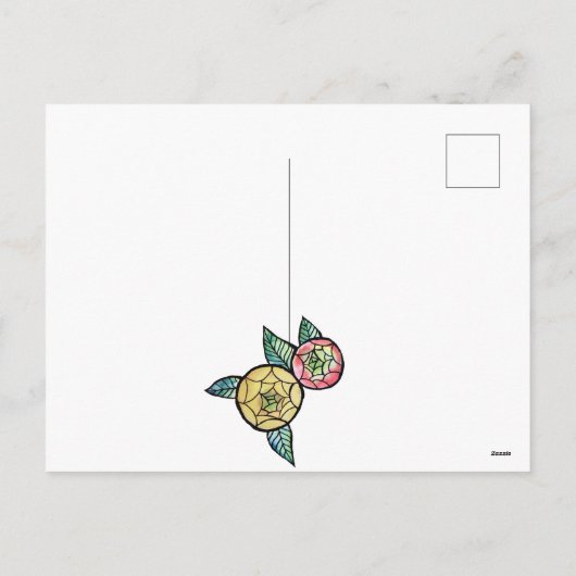 Hou van je moeder aarde dag aards hart feestdagenkaart (Achterkant)