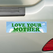Hou van je Moeder Aarde Dag Planeet Milieu Bumpersticker (Op auto)