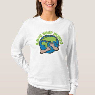 Hou van je moeder klimaatverandering, sparen plane t-shirt