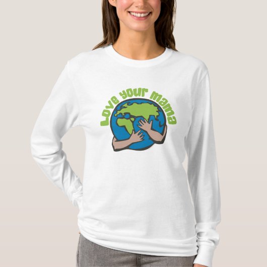 Hou van je moeder klimaatverandering, sparen plane t-shirt (Voorkant)