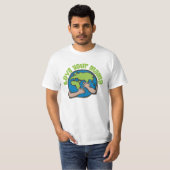 Hou van je moeder klimaatverandering, sparen plane t-shirt (Voorkant volledig)