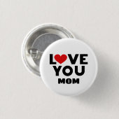 Hou van je moeder ronde button 3,2 cm (Voorkant /achterkant)