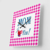 Hou van je moeder vierkante klok (Hoek)