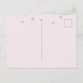 Hou van je naar de maan en terug! Cute Rabbits Briefkaart (Achterkant)