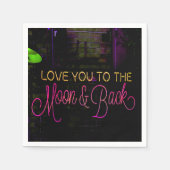 Hou van je naar de maan en terug servet (Voorkant)