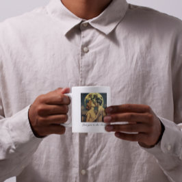 Hou van je naar de maan, reisposter aanpasbaar koffiemok