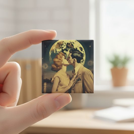 Hou van je naar de maan, reisposter aanpasbaar magneet