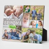 Hou van je oma 8 Aangepaste kleuren fotoCollage Fotoplaat (Zijkant)