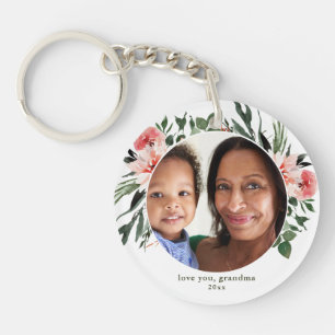 Hou van je oma Greenery Wreath Sleutelhanger