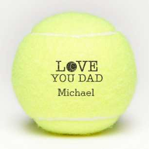 Hou van je pa Vaderdag Custom Tennis Balls Tennisballen