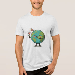 Hou van je planeet Tri-Blend shirt