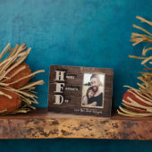 Hou van je vader | Aangepaste foto | Happy Vaderda Fotoplaat (Zijkant)