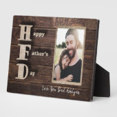 Hou van je vader | Aangepaste foto | Happy Vaderda Fotoplaat (Zijkant)