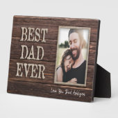 Hou van je vader | Aangepaste foto voor beste pap Fotoplaat (Zijkant)