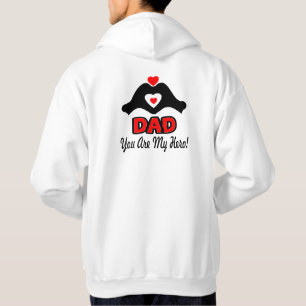 ↷Hou van je vader, je bent mijn held klassiek basi Hoodie