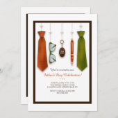 Hou van je vader Vaderdag Uitnodiging (Voorkant / Achterkant)